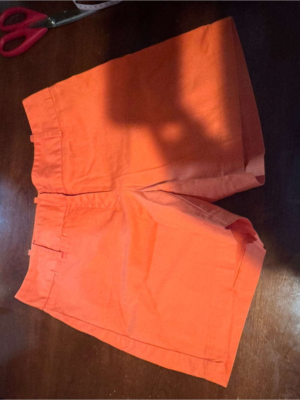 Talbots Bright Orange Tailored Bermuda Shorts